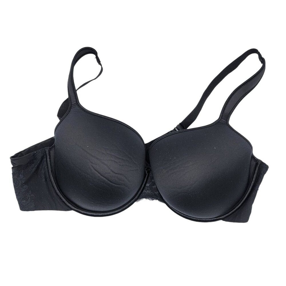 Torrid Curve  Full Coverage Underwire Bra Black 44C Lined Seamless Ballet Back